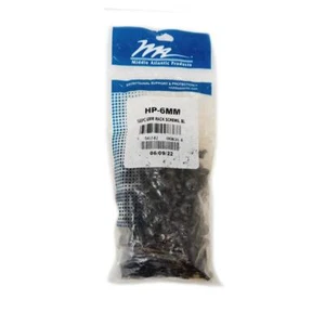 Lot de 100 vis à crémaillère filetées Middle Atlantic HP-6MM 6mm avec rondelles - Photo 1/1