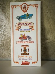 Antique Toys Catalog From PAYÁ Spain - Picture 1 of 5