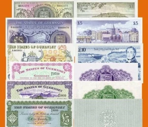 (Reproduktionen) Geldscheine - Guernsey     42-47      1945-1975 - Bild 1 von 1