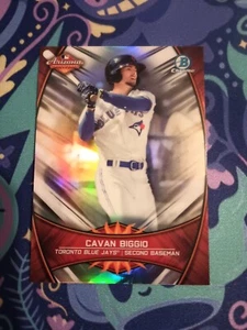 2019 CAVAN BIGGIO BOWMAN CHROME AFL-CB ARIZONA LEAGUE ROOKIE RC CARD BLUE JAYS - Picture 1 of 2