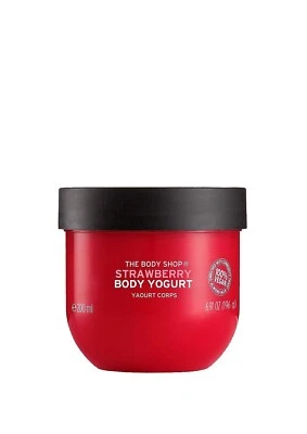 The Body Shop Strawberry Body Yogurt 200ml For Normal to Dry Skin Free Shipping - Image 1 of 3