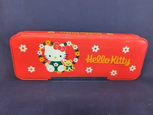 Vintage Sanrio Hello Kitty pencil case 1995 JAPAN Good Condition RARE - Picture 1 of 15
