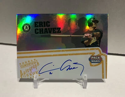 2005 Topps Pack Wars ERIC CHAVEZ On-Card Auto Autograph #PWA-EC - Image 1 of 2
