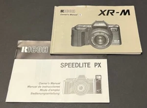 Ricoh XR-M + Speedlite PX Instruction Manual User Guide Booklet, English, EX - Picture 1 of 1