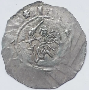 Regensburg, cienki fenig 0,95 g, Emmerig 60 d - Zdjęcie 1 z 3