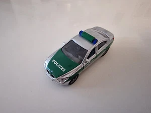SIKU 1352 BMW 545i POLICÍA CROMO PLATA/VERDE COMO NUEVO - Imagen 1 de 3