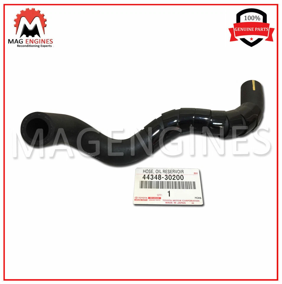 44348-30200 GENUINE OEM OIL RESERVOIR TO PUMP HOSE NO.1 LEXUS GS400 GS430 SC430 - Image 1 of 4