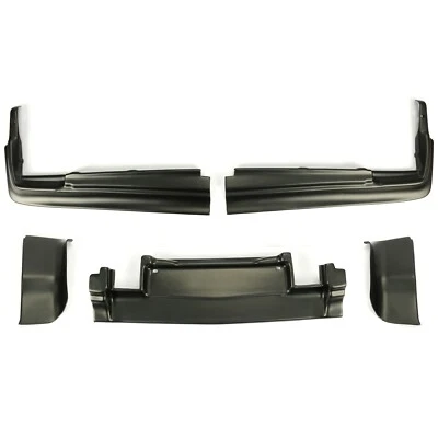 Rellenos de parachoques trasero para Cadillac Seville 1976-1979 (5 piezas)-pintado negro Foto 1 de 4