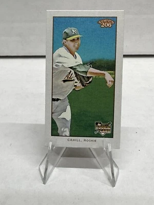 2009 Topps 206 Mini Piedmont SP Card #289 Trevor Cahill RC Oakland Athletics - Image 1 of 2