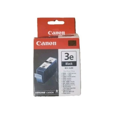 GENUINE Canon 3e Black Ink Cartridge BCI-3eBK  NEW - Image 1 of 4