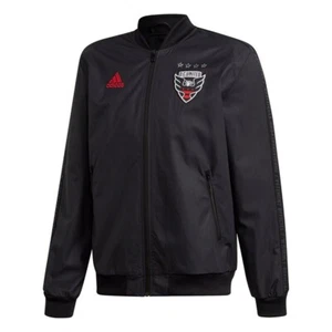 Adidas MLS D.C. United Black Anthem Jacket Black/Red DP5020  - Picture 1 of 1