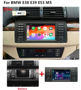 7'' For Android 13 1GB+ 16GB Car Stereo Radio GPS Wifi For BMW E38 E39 E53 M5 X5 - Picture 1 of 22