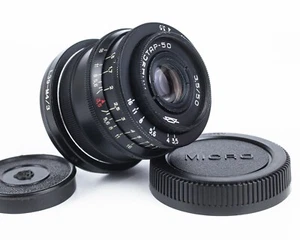 INDUSTAR - 50 Soviet Lens rangefinder (3.5/50 mm) Copy Tessar M39 - MICRO 4/3 - Picture 1 of 12