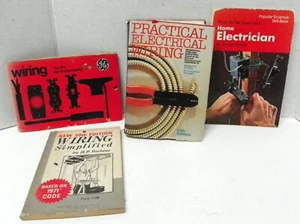 ELECTRICIAN'S REFERENCE BOOKS, VINTAGE, LOT OF 4 BOOKS. - Imagen 1 de 5