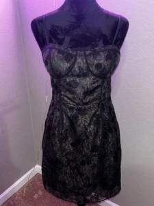 American Eagle lace corset dress ASO Elena Gilbert The Vampire Diaries Sz 8 EUC - Picture 1 of 11