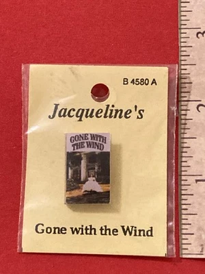 Artículo de libro miniatura de colección’90 Jacqueline’s Dollhouse Lo que el viento se llevó #B4580A Foto 1 de 4