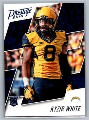 Kyzir White #299, Rookie Card, Los Angeles Chargers Football Card, 2018 Panini - Image 1 of 2