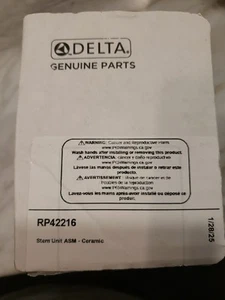 DELTA RP42216 FAUCET STEM UNIT ASM CERAMIC - Picture 1 of 8