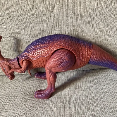 Figura de acción vintage 1987 Playskool Definitely Dinosaurs Parasaurolophus 15 pulgadas Foto 1 de 4