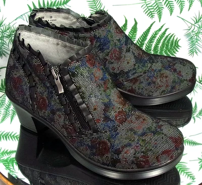 ALEGRIA HANNAH BOTINES DE CUERO FLORAL ZAPATOS DE VESTIR EE. UU. MUJER TALLA 8 8,5 UE 38 Foto 1 de 4