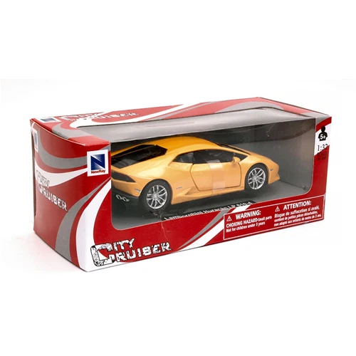 LAMBORGHINI HURACAN YELLOW 1:32 New Ray Auto Stradali Modellino Nuovo - Immagine 1 di 1