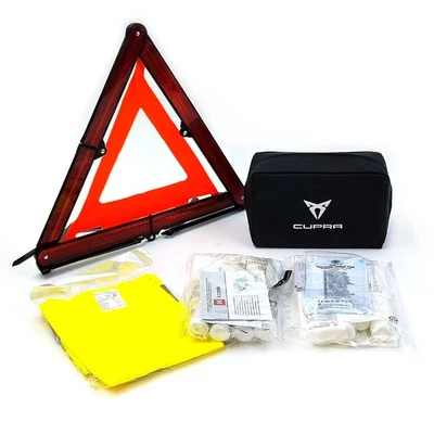 CUPRA Erste Hilfe Set Verbandtasche Warndreieck Warnweste 6H3093990AC DIN 13164 - Image 1 of 4
