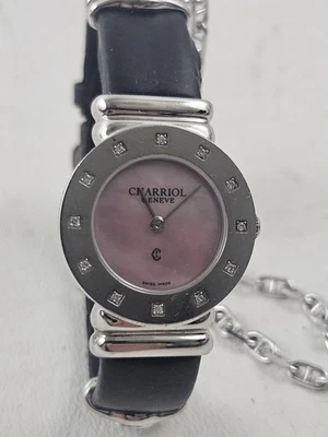 Philippe Charriol Santrope Watch 028S Pink Shell Dial Stainless Steel  - Image 1 of 4