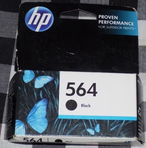 Hp 564 Black Ink Original New Genuine Sealed - Picture 1 of 1