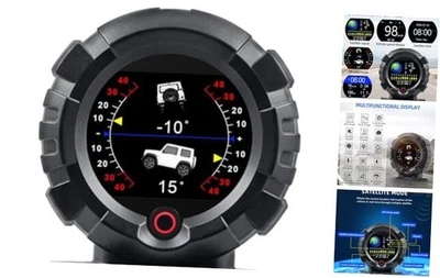  GPS Speedometer Inclinometer Off-Road Angle Slope Meter Altimeter Tilt Car  - Image 1 of 4