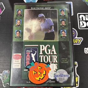 PGA Tour Golf (Sega Genesis, 1991) ¡Completo! ¡Probado y funcionando! CIB - Imagen 1 de 4
