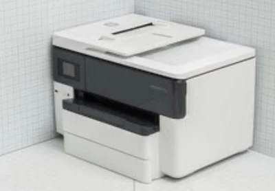 HP OfficeJet Pro 7740 Wide Format All-in-One Printer - White - Image 1 of 2