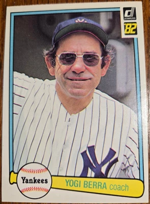 Donruss Yogi Berra 1982 #387 New York Yankees como nuevo patio Foto 1 de 2