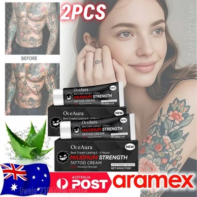 👍2PCS-Tattoo Numibing Cream Gel 20 g- Up To 6 Hours Extra Strength For Tattoos - image 1 of 4