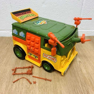 Vintage Playmates TMNT Ninja Turtles Party Wagon Vehicle Playset Incomplete - Image 1 of 4