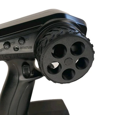 Rueda de repuesto para transmisor Spektrum SLT3 (solo rueda y tapa central) Foto 1 de 4