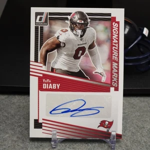 YaYa Diaby AUTO Signature Marks SP 2025 Donruss #SM-YDY Buccaneers 🔥 - Bild 1 von 2