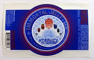 Short's Brew IMMORTAL JELLY Bier Etikett MI 12oz AUFKLEBER - Bild 1 von 1