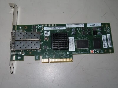 LSI LSI7204EP H3-25077-01D 4Gb/s Fiber Channel Controller PCIe Card Mac Pro - Image 1 of 2