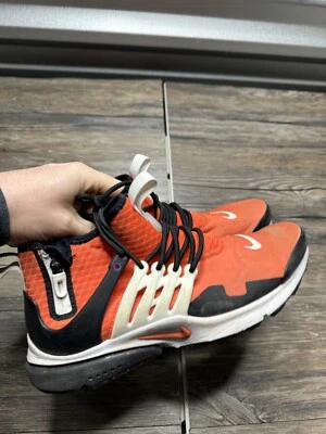 Size 8 - Nike Air Presto Mid Utility Orange 2022 - Image 1 of 4
