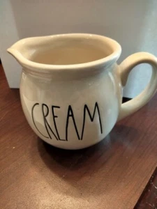 Rae Dunn Magenta Ceramic CREAM Creamer - Picture 1 of 2