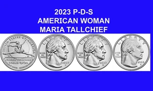 2023 P D S Maria Tallchief American Women Quarter 3 Coin Set202310 - Picture 1 of 5