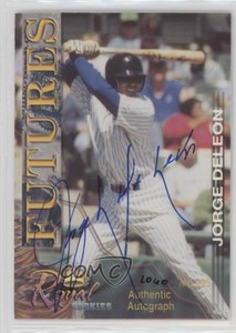 2001 Royal Rookies Futures Auto /6995 Jorge De Leon #24 Auto