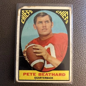 1967 Topps Football #60 Pete Beathard Kansas City Chiefs - Foto 1 di 2
