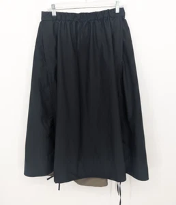 Lululemon Skirt Womens Large Black High Low Side Slit Midi Elastic Waist Casual - Picture 1 of 10
