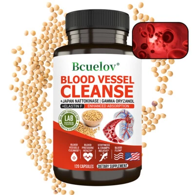 BCUELOV Gamma-Oryzanol 300MG UND Nattokinase 2000FU – Herz-Und Herz-Kreislauf-Gesundheit