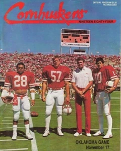 1984 NEBRASKA CORNHUSKERS VS OKLAHOMA SOONERS 8X10 PHOTO PICTURE NCAA FOOTBALL - Picture 1 of 1