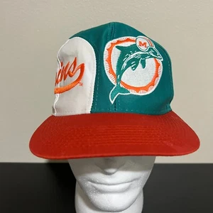 Vintage Miami Dolphins  SnapBack Hat Cap Mens NFL Pro Line Football 7 Logo - Picture 1 of 8