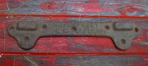 Antique Standard Cast Iron Sink Bracket 10 1/2" Cover