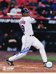 ROGER CEDENO NEW YORK METS ACTION SIGNED 8x10 - Picture 1 of 1