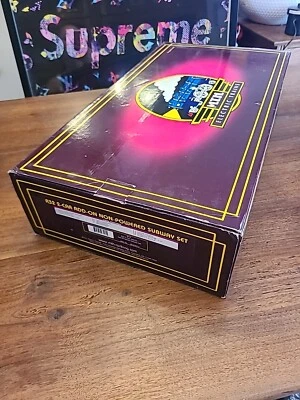 MTH R-32  2 Car Add On Non Powered Subway Set 20-2283-3 MTA NY Subway Cars - Image 1 of 3